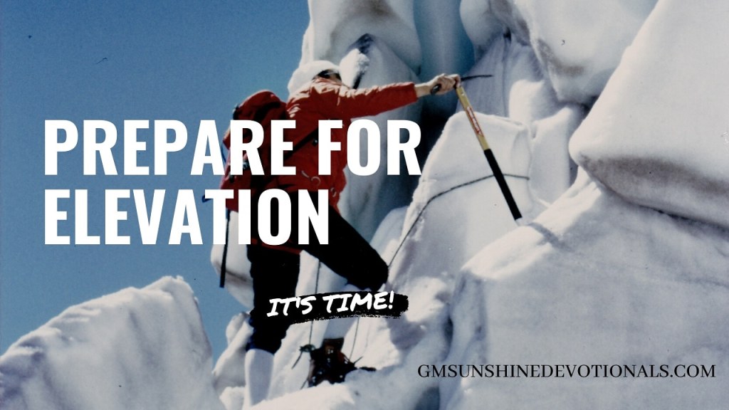 Elevate. It’s time